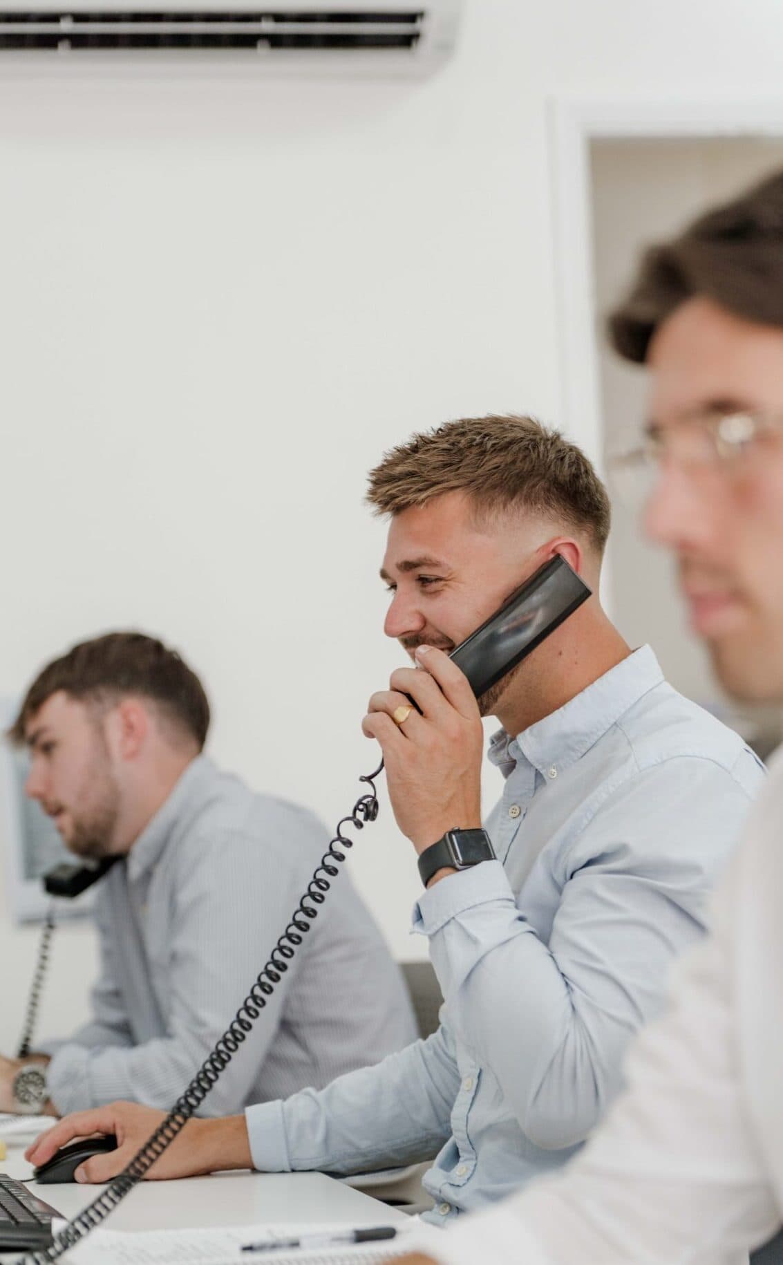 <p>At Each Stage Of<br> <span style="color:hsl(50,78%,52%);"><i>The Transaction</i></span></p>